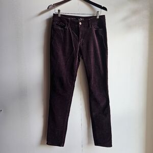 LOFT Curvy Skinny Corduroy Pants in Women's 28/6 T
